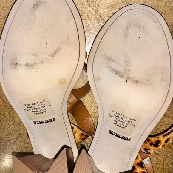 Gianni Bini Cheetah Calf Hair heels - Picture 6 of 7